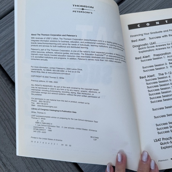 LSAT Prep Book with CD - Picture 16 of 17